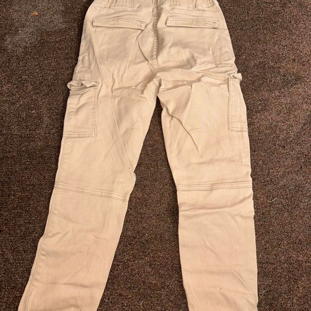 Unbranded Women's Cream and Tan Trousers